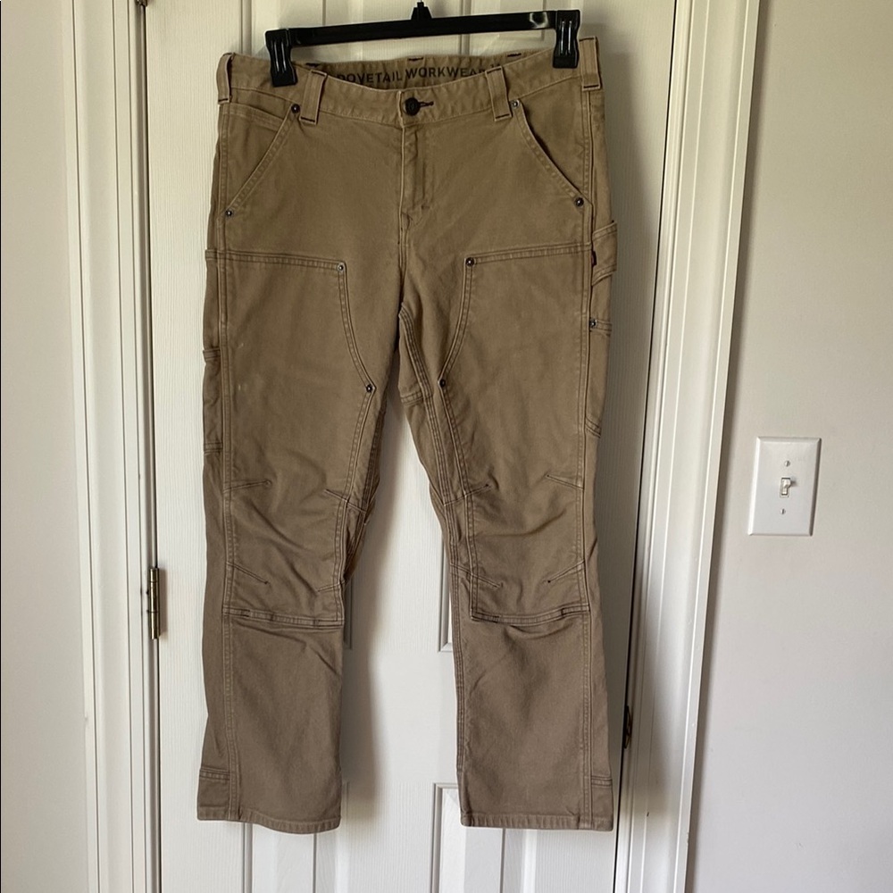 Women’s  Work Pants with Reinforced Knees and Straight Leg